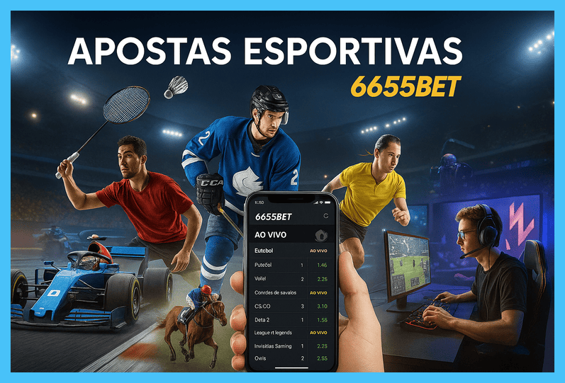 Aposte em apostas esportivas no cassino online 6655BET